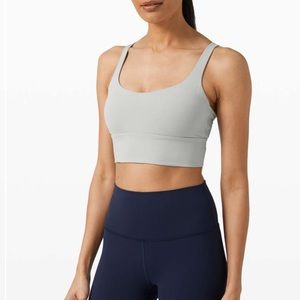 Lululemon free to be bra long line *silver drop